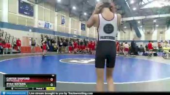 75 lbs Round 1 (4 Team) - Carter Sanford, New Palestine vs Ryan Watkins, Bloomington South
