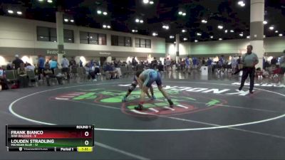 138 lbs Round 1 (16 Team) - Louden Stradling, Michigan Blue vs Frank Bianco, Raw (Raleigh)