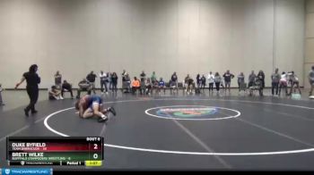 155 lbs Round 2 (6 Team) - Duke Byfield, Team Barracuda vs Brett Wilke, Bufffalo Stampeders Wrestling