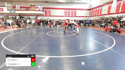 170 lbs Consi Of 4 - Christian Curley, Bridgewater-Raynham vs Yoniel Castillo, Salem