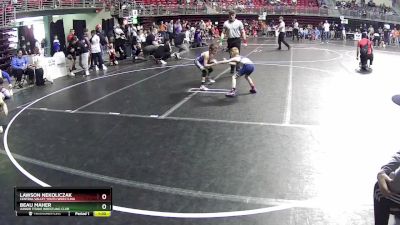 53 lbs Cons. Round 5 - Beau Maher, Junior Titans Wrestling Club vs Lawson Nekoliczak, Central Valley Youth Wrestling