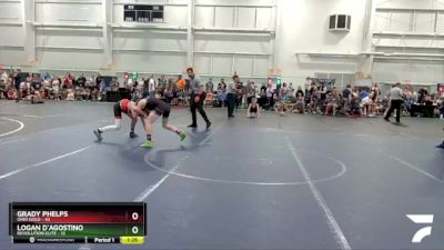 120 lbs Quarterfinals (8 Team) - Grady Phelps, Ohio Gold vs Logan D`Agostino, Revolution Elite