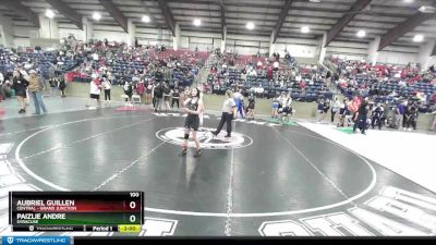 100 lbs Champ. Round 2 - Paizlie Andre, Syracuse vs Aubriel Guillen, Central - Grand Junction