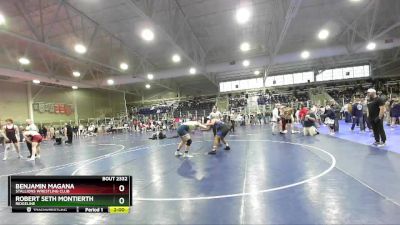 220 lbs Cons. Round 3 - Benjamin Magana, Stallions Wrestling Club vs Robert Seth Montierth, Ridgeline