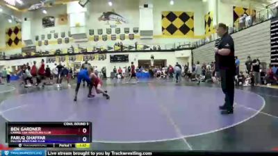 106 lbs Cons. Round 3 - Ben Gardner, Carmel USA Wrestling Club vs Faruq Ghaffar, Falcon Wrestling Club