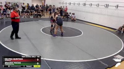 185 lbs Round 1 - Delfina Quintana, Glendale vs Brianna Macias, Threshold WC