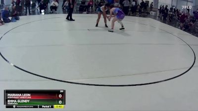 133 lbs Cons. Semi - Mariana Leon, Northwest Wrestling vs Emma Glendy, Nebraska