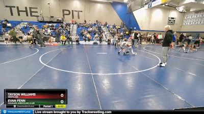 49-51 lbs Round 2 - Evan Fenn, Cougars Wrestling Club vs Tayson Williams, Westlake