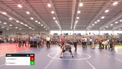 114 lbs Semifinal - Julia Kempf-Stone, TX vs Sarah Pineda, CA