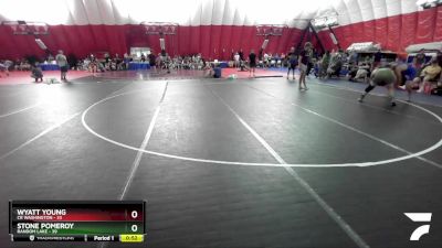 177-181 lbs Round 1 - Wyatt Young, CR Washington vs Stone Pomeroy, Random Lake