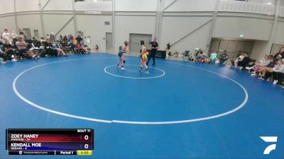 100 lbs Round 4 (6 Team) - Zoey Haney, Missouri vs Kendall Moe, Indiana