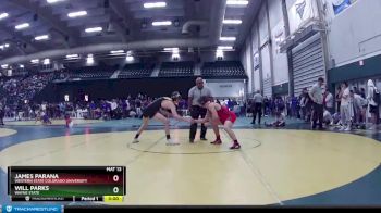 165 lbs Cons. Round 3 - James Parana, Western State Colorado University vs Will Parks, Wayne State