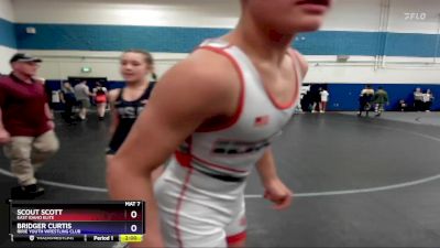 110 lbs Round 3 - Scout Scott, East Idaho Elite vs Bridger Curtis, Ririe Youth Wrestling Club