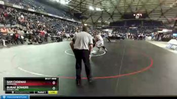 3A 285 lbs 1st Place Match - Sam Cadenas, Hermiston vs Burak Bowers, Bonney Lake