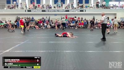 88 lbs Round 1 (6 Team) - Gavin Newton, West Forsyth WC vs Eli Shea, U2 Upstate Uprising