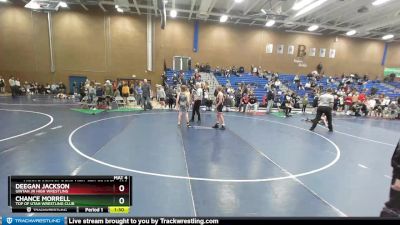 100 lbs 3rd Place Match - Deegan Jackson, Uintah Jr High Wrestling vs Chance Morrell, Top Of Utah Wrestling Club