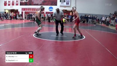 165 lbs Consi Of 16 #2 - Hunter Horsey, Rider-Unattached vs Bobby Gaylord, Ohio University