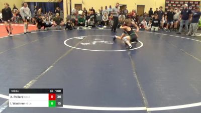 105 lbs Rr Rnd 1 - Xavier Pollard, Louisville WC K-8 vs Isaiah Washner, Lake WC K-8