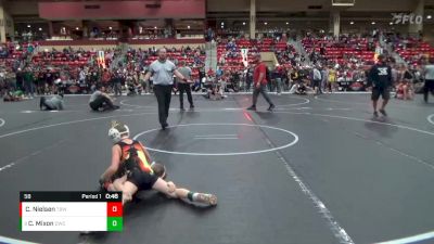 58 lbs Champ. Round 2 - Colt Mixon, Derby Wrestling Club vs Coy Nielsen, The Best Wrestler