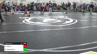 60-B lbs Semifinal - Kaysen Mabry, KY vs Aiden Daghestani, NY