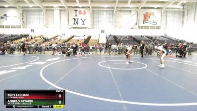 131 lbs Quarterfinal - Angelo Attardi, Victor Wrestling Club vs Trey LeChase, Club Not Listed