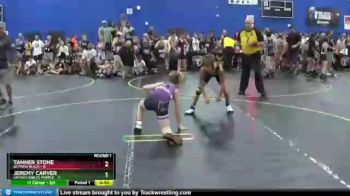 78 lbs Round 1 (6 Team) - Jeremy Carver, Untouchables Purple vs Tanner Stone, Olympia Black