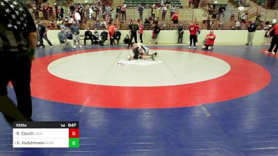 100 lbs Final - Robert Couch, Jackson County Wrestling Club vs Evans Hutchinson, Georgia