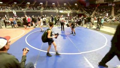 123 lbs Round Of 16 - Noah Alvarez, Silverback WC vs Brenner Mullin, Sidney WC