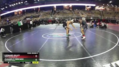 175 lbs Cons. Round 4 - Leonard Gilley, Miami Southridge Hs vs Evangelo Mercado, Southwest Miami