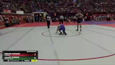 D3-215 lbs Quarterfinal - Trevor Stewart, Greenon vs Zakary Dobson, Martins Ferry