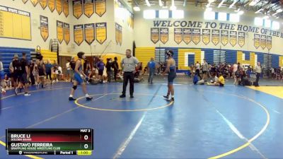 120 lbs Cons. Round 5 - Gustavo Ferreira, Grappling House Wrestling Club vs Bruce Li, Golden Bears