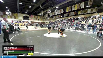 195 lbs Semifinal - Kainoa Acia, Del Oro vs Sasha Nyzhnyk, Los Gatos