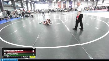 72 lbs Rd# 7- 10:45am Saturday Final Pool - Riley Crandall, PA Gold vs Griffin Sensintaffar, Oklahoma Outlaws