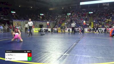 55 lbs Consy 2 - Lakota Guffey, Selinsgrove vs Addisyn Page, Carlisle