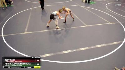 87 lbs Semifinal - Joey Cady, LaCrosse Area Wrestlers vs Peter Alexander Schutz, Wayzata Youth Wrestling