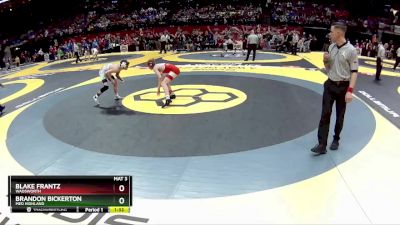 D1-106 lbs Semifinal - Blake Frantz, Wadsworth vs Brandon Bickerton, Med Highland