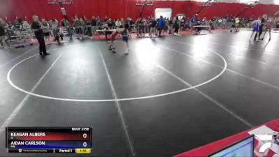 113 lbs Cons. Round 2 - Keagan Albers, IL vs Aidan Carlson, MN