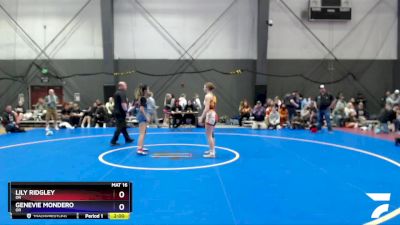 124 lbs Cons. Round 2 - Lily Ridgley, OR vs Genevie Mondero, OR