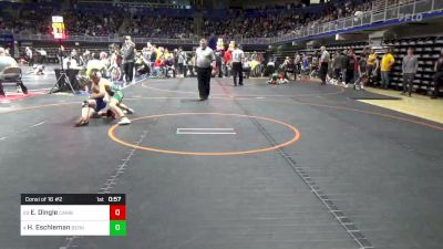 90 lbs Consi Of 16 #2 - Ehli Dingle, Cambridge Springs vs Harper Eschleman, Berks Catholic