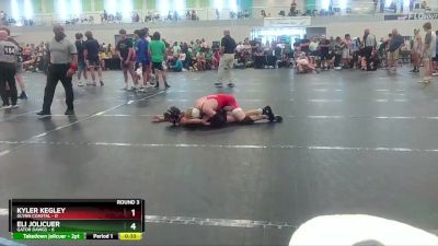 106 lbs Round 3 (4 Team) - Eli Jolicuer, Gator Dawgs vs Kyler Kegley, Glynn Coastal