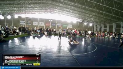 67 lbs Cons. Round 4 - Bronson McCurdy, Uintah Wrestling vs Braxton Berninzoni, Black Fox Wrestling Academy