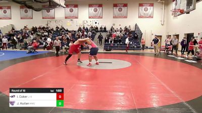 285 lbs Round Of 16 - Isaac Coker, John Stark vs Jayden Kuilan, Manchester Memorial