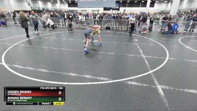 106 lbs Cons. Round 4 - Rowan Berndt, DC Elite Wrestling vs Jaxsen Draves, GI Grapplers