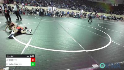 67 lbs Round Of 16 - Jaxon Cope, Hilldale Youth Wrestling Club vs Easton McCartney, Scissortail Wrestling Club