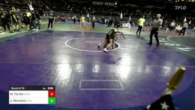 98 lbs Round Of 16 - Michael Farrell, Manalapan vs Jaedon Montalvo, Jersey 74