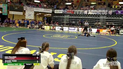 126 lbs Cons. Round 1 - Shane Todd, St. Francis vs Ian Frazier, Leon-Bluestem