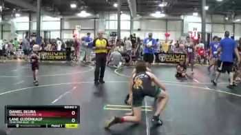 107 lbs Round 5 (6 Team) - Lane Gudenkauf, Team Iowa Blue vs Daniel Skura, Steel Valley Psychos