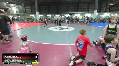 60 lbs Round 5 (6 Team) - Ronan Smith, RALEIGH ARE WRESTLING vs Austin Kerrigan, PIT BULL WRESTLING ACADEMY