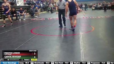 3 - 165 lbs Cons. Round 3 - Kyler Ramey, Skyline vs Wyatt Neel, Liberty Christian Academy