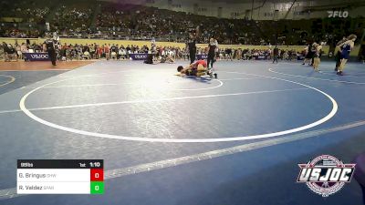 98 lbs Round Of 16 - George Bringus, Greater Heights Wrestling vs Robert Valdez, Spartan Mat Club